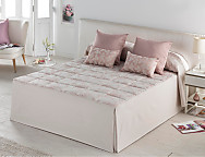 Colcha edredón Jacquard Fantasy color Oro, Perla o Rosa