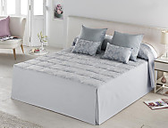 Colcha edredón Jacquard Fantasy color Oro, Perla o Rosa