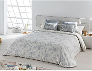 Funda nórdica Jacquard Fantasy Oro, Perla y Rosa