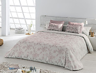 Funda nórdica Jacquard Fantasy Oro, Perla y Rosa