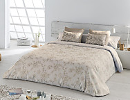 Funda nórdica Jacquard Fantasy Oro, Perla y Rosa