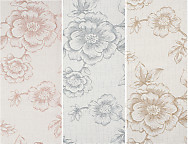 Funda nórdica Jacquard Fantasy Oro, Perla y Rosa