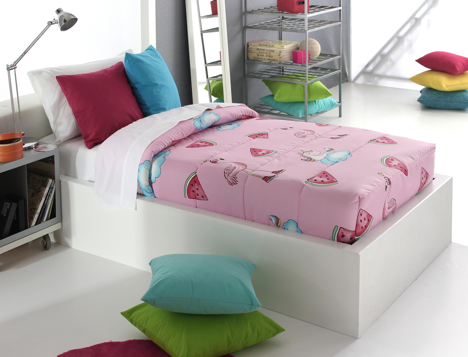 Edredón ajustable Unicornios Pink Centro Textil