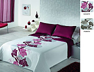 Colcha Jacquard Isis color Fucsia o Marrón