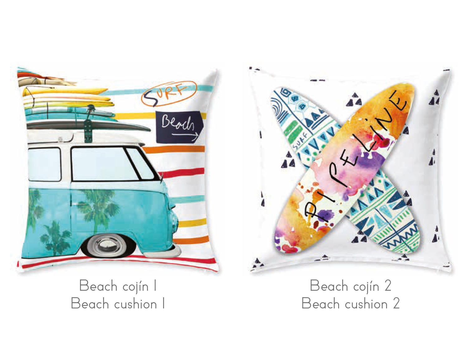 JVR Cojín 100% algodón Beach últimas unidades