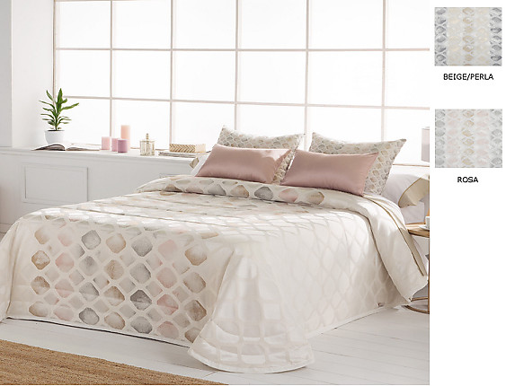 JVR - Bouti Jacquard Yara color Rosa o Perla Desierto