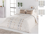 Funda nórdica Jacquard Yara color Rosa o Perla Desierto