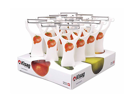 Nuestros Productos - Pelador tomates Kisag Swiss Made Blanco