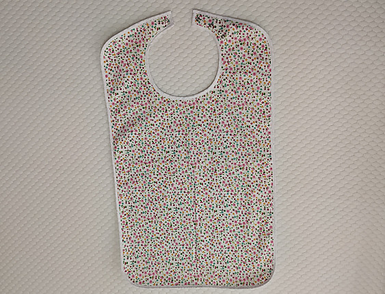 Nuestros Productos - Babero impermeable adulto Flores