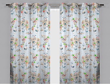 Cañete - Cortina con ollaos Mondo B