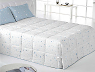 Edredón o Conforter Kalo fondo blanco en Azul, Beige, Gris o Rosa