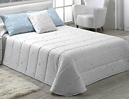 Edredón o Conforter Kalo fondo blanco en Azul, Beige, Gris o Rosa