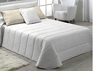 Edredón o Conforter Kalo fondo blanco en Azul, Beige, Gris o Rosa