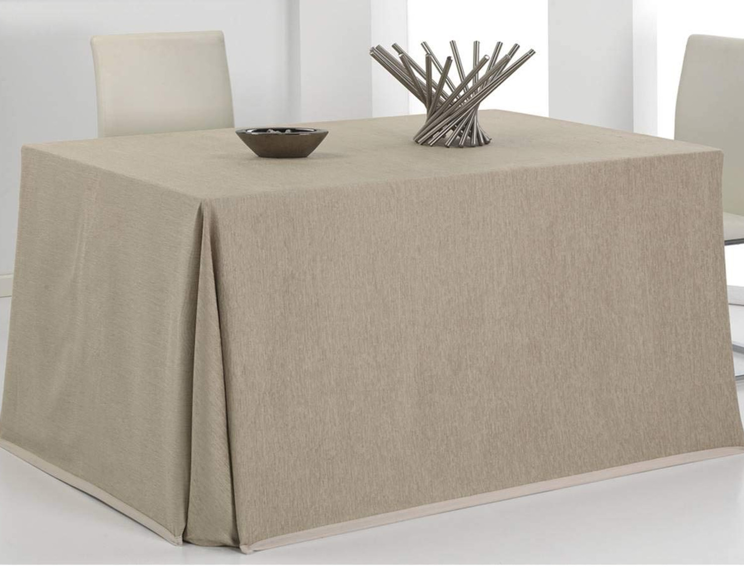 Mantel Falda Mesa Camilla Rectangular Cusmo Centro Textil Hogar