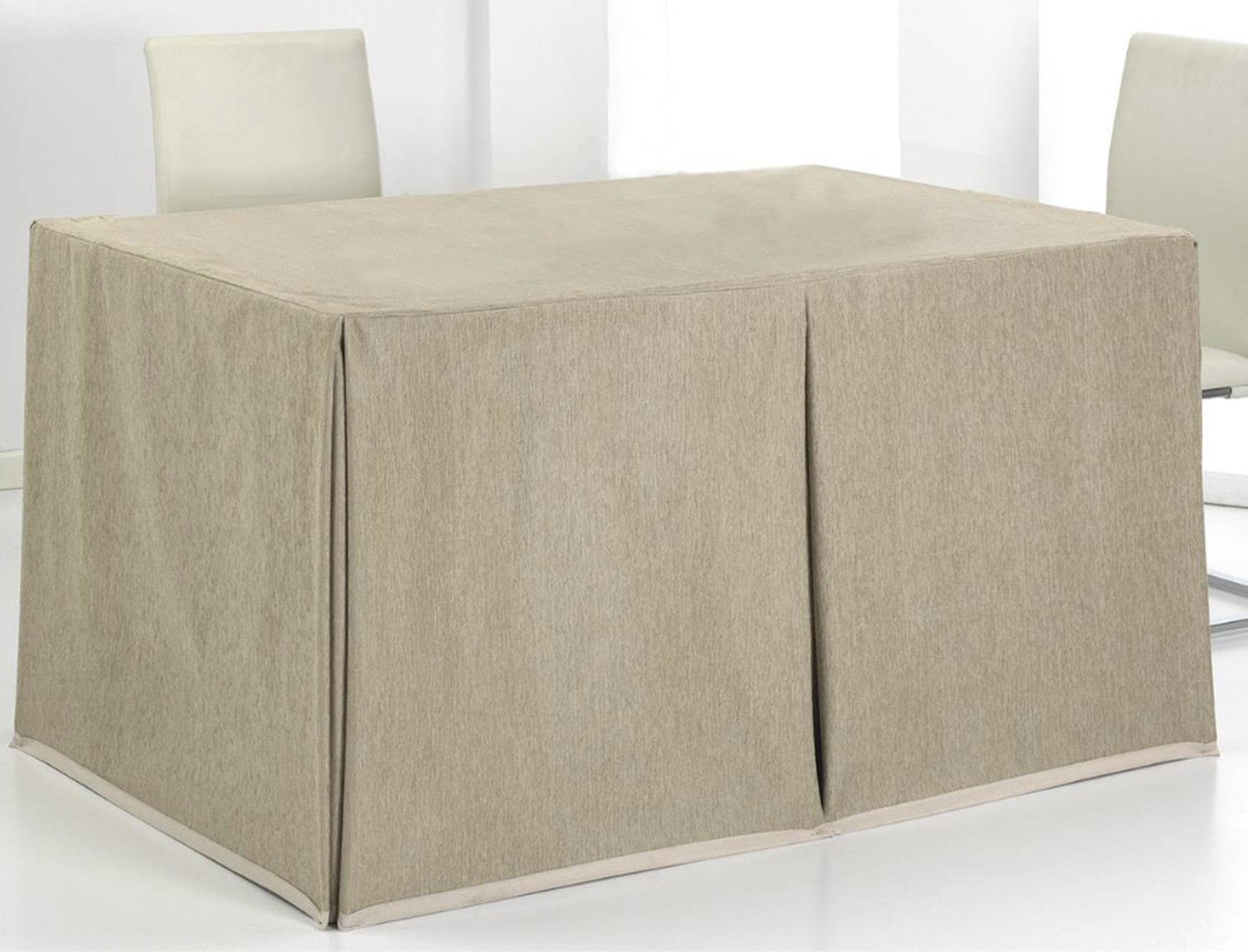 Cañete Mantel falda mesa camilla CON PLIEGUE Cusmo