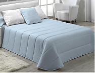 Edredón o Conforter Mole fondo color en Azul, Beige, Gris o Rosa