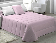 Edredón o Conforter Mole fondo color en Azul, Beige, Gris o Rosa