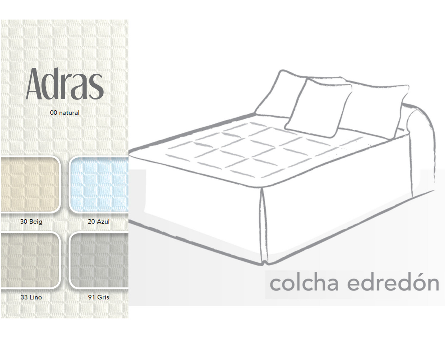 Cañete Colcha edredón Adras con cojín incluído