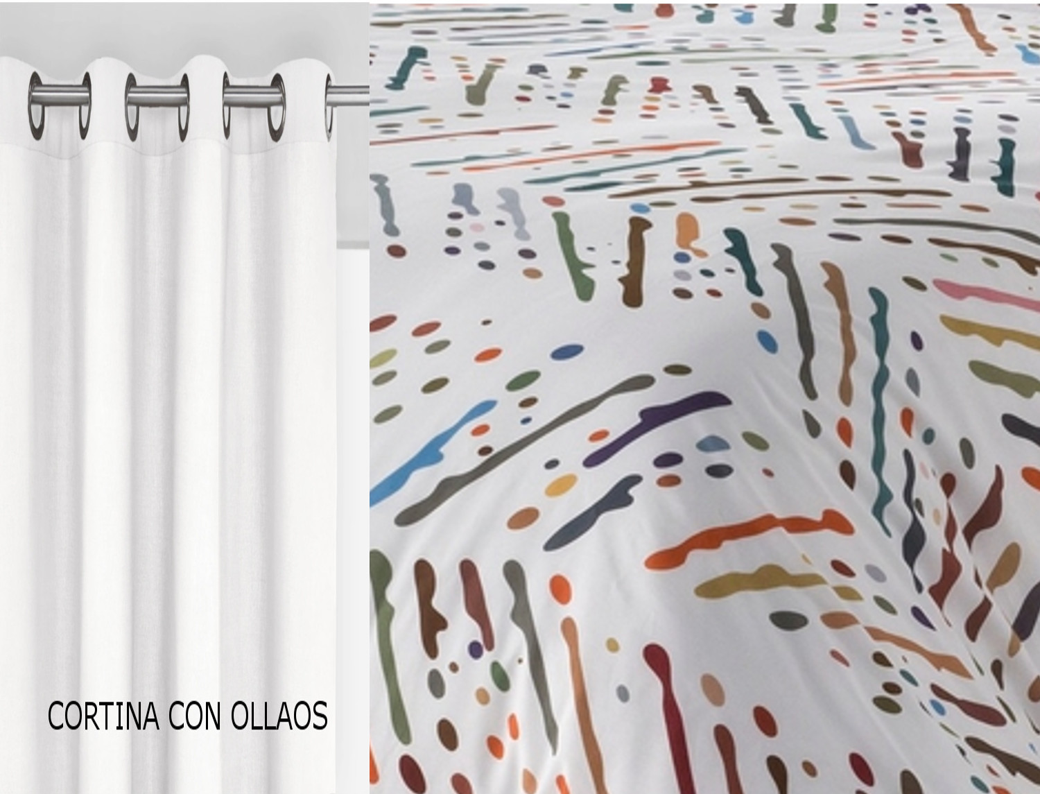 Confecciones Paula Cortina con ollaos Tokio