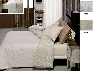 Cañete - Funda nórdica Crash color Gris o Beige