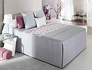 Colcha Edredón tipo 01 Jacquard Limoges 08 gris