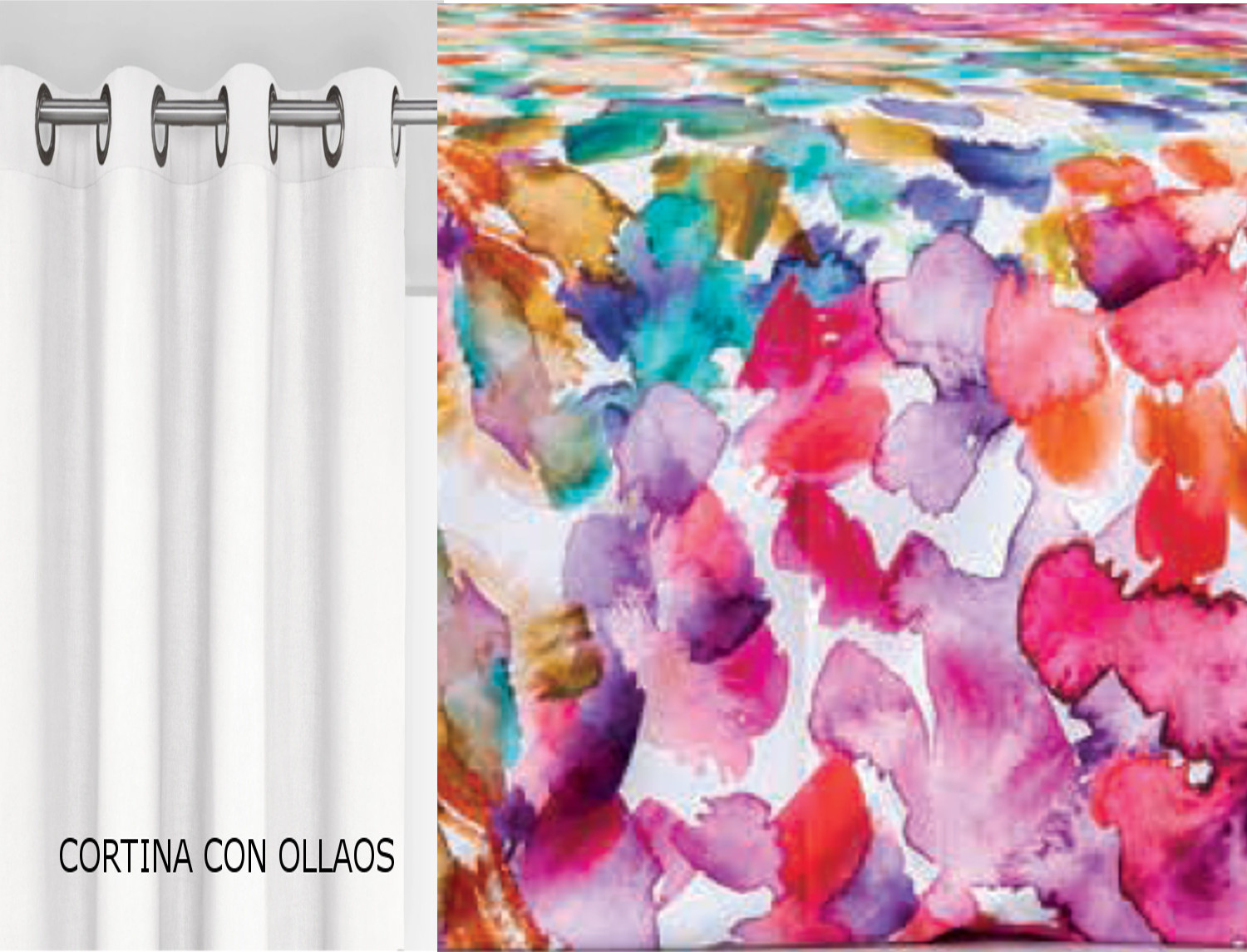 Confecciones Paula Cortina con ollaos Soria