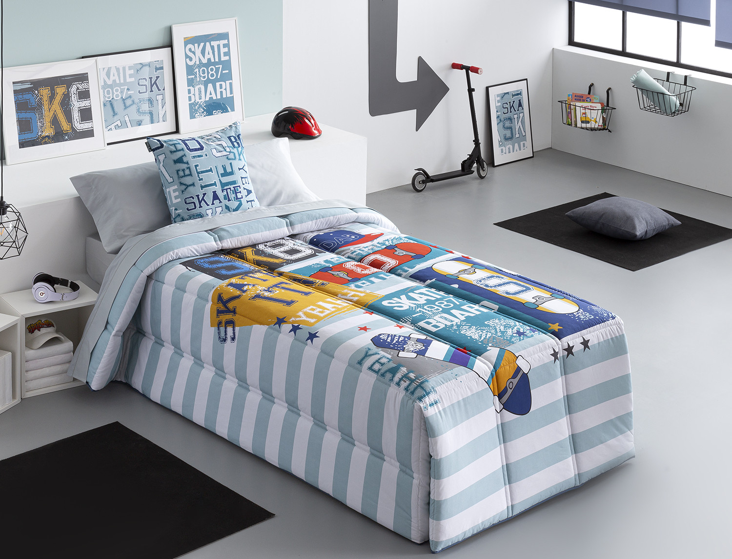 Confecciones Paula Edredón Conforter 100% Algodón Skate Paula