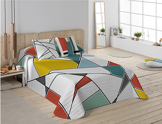 Euromoda Naturals - Colcha Bouti Aries + funda/s de cojín cama 180 Oferta últimas unidades
