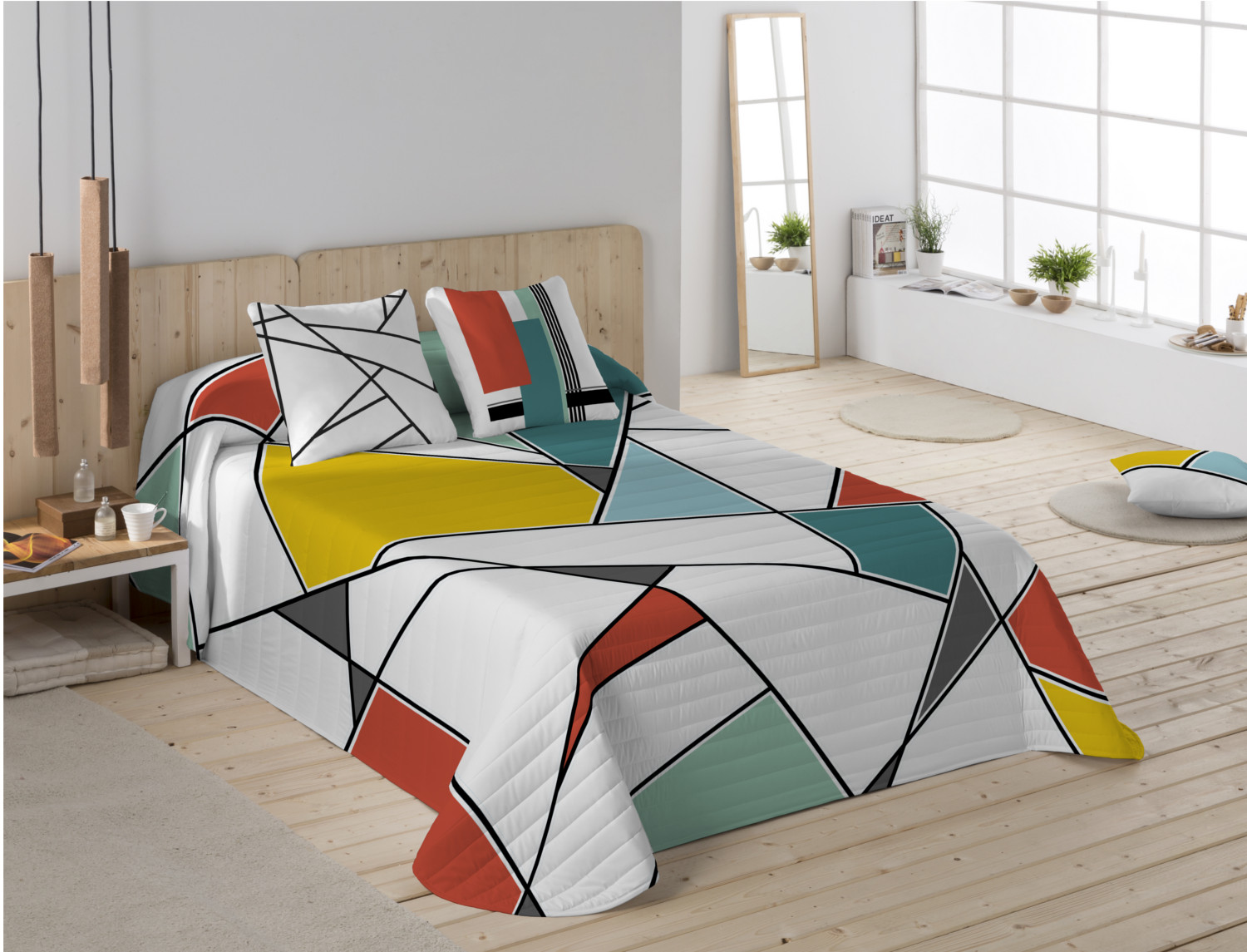 Euromoda Naturals Colcha Bouti Aries + funda/s de cojín cama 180 Oferta últimas unidades