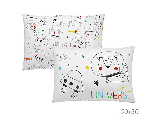 Euromoda Naturals - Cojín reversible Universe 30x50 Oferta fin de existencias