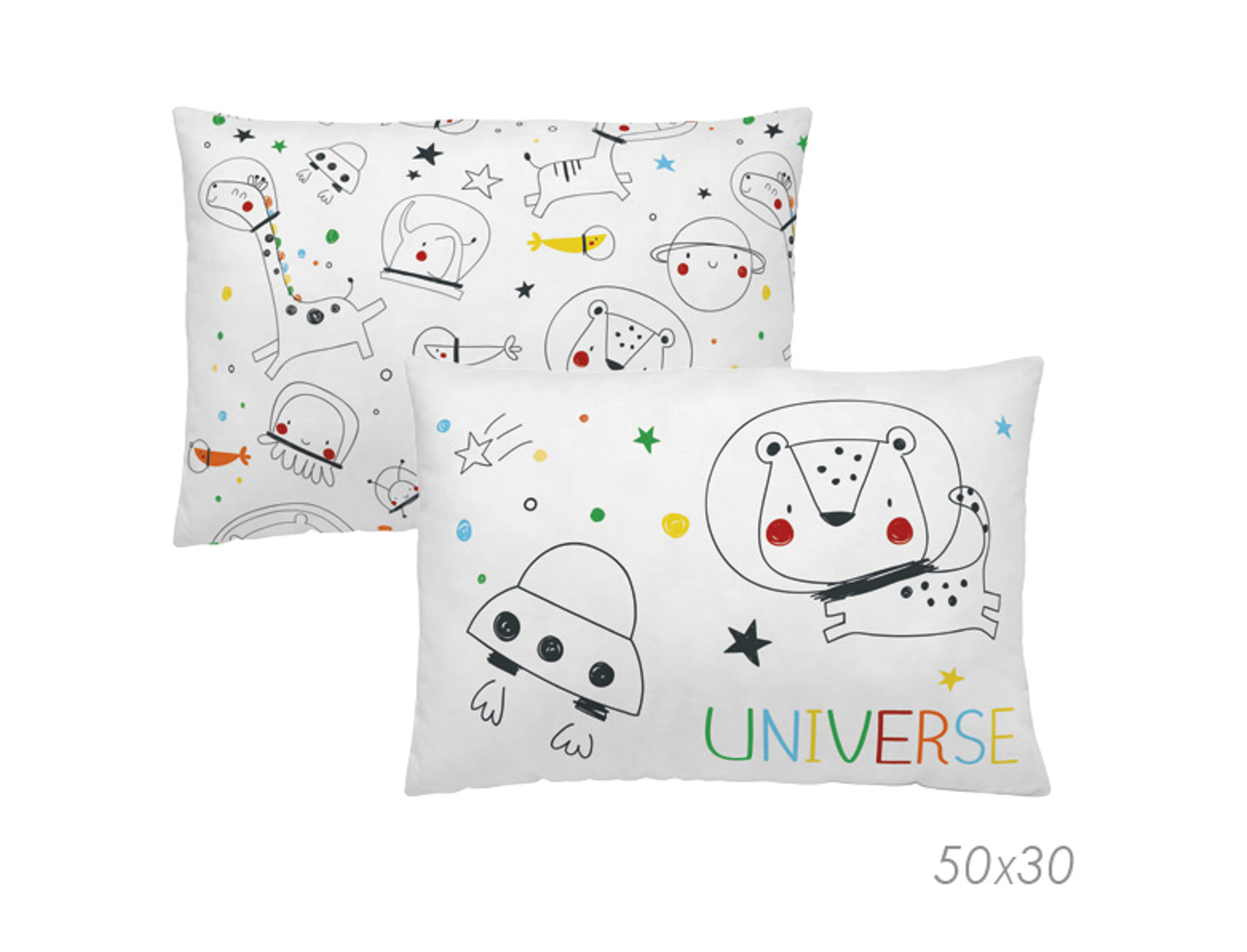 Euromoda Naturals Cojín reversible Universe 30x50 Oferta fin de existencias