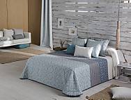 Edredón bouti Jacquard Trípoli doble relleno (200 gr) color Azul o Beige