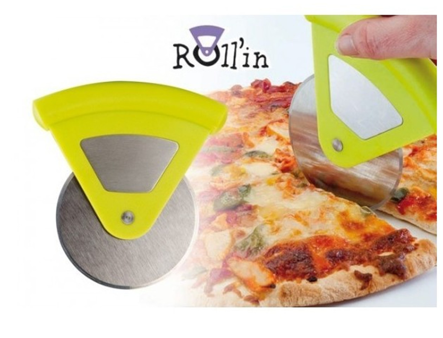 Ibili Cortapizza ergonómico Roll in