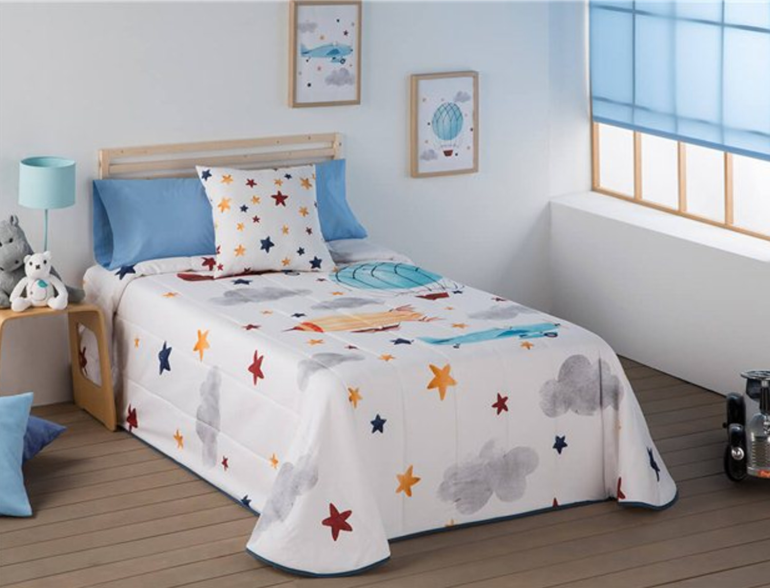 Confecciones Paula Bouti 100% Algodón Aviones