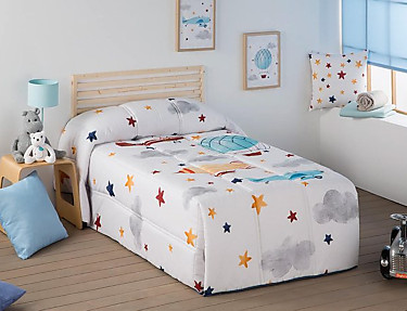 Confecciones Paula - Edredón Conforter 100% Algodón Aviones