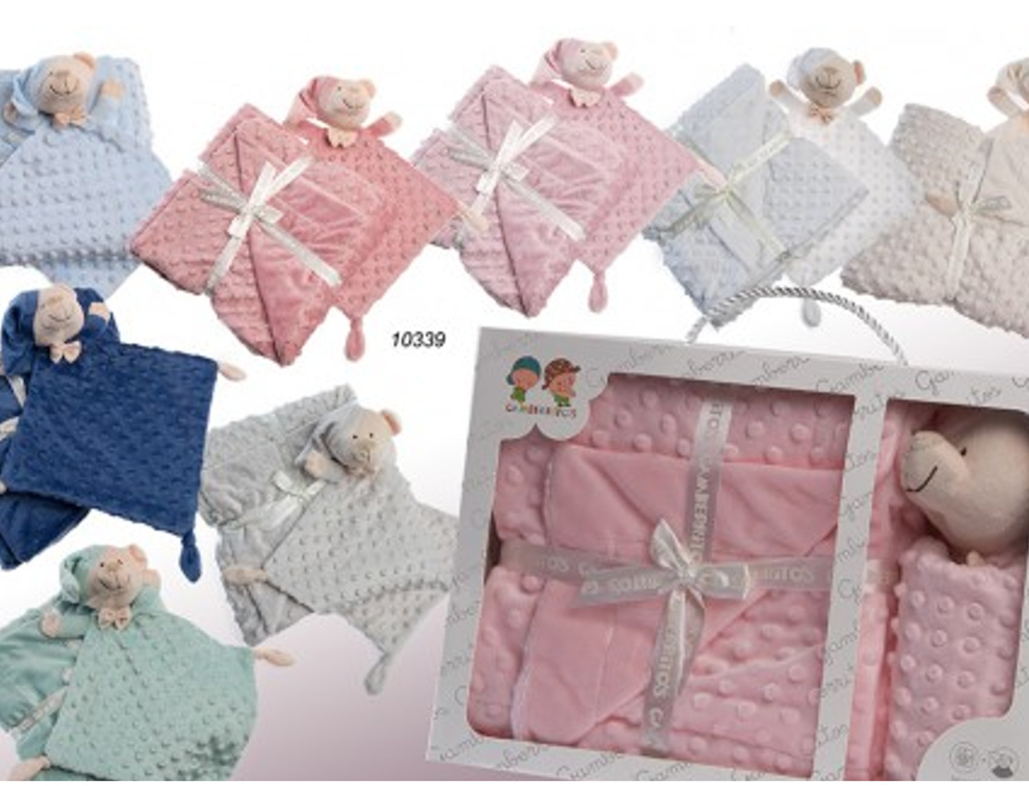 Gamberritos Set mantita extrasuave y dou dou osito 10339