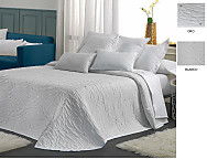 Colcha capa Fayna color Oro o Blanco