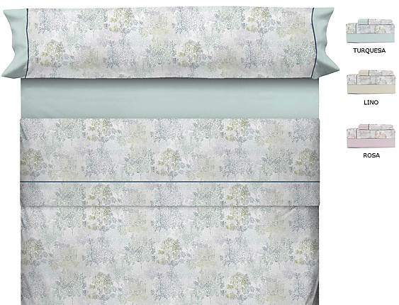 Cañete - Juego de cama Algodón Percal 200 hilos Arion