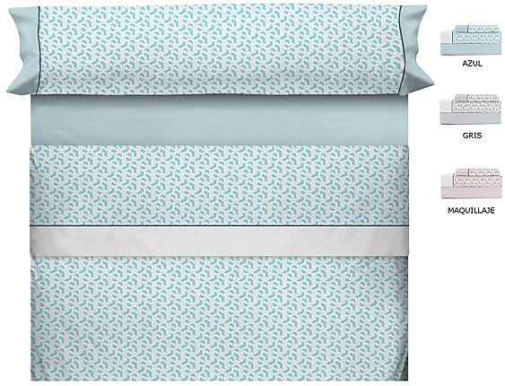 Cañete - Juego de cama Algodón Percal 200 hilos Miki
