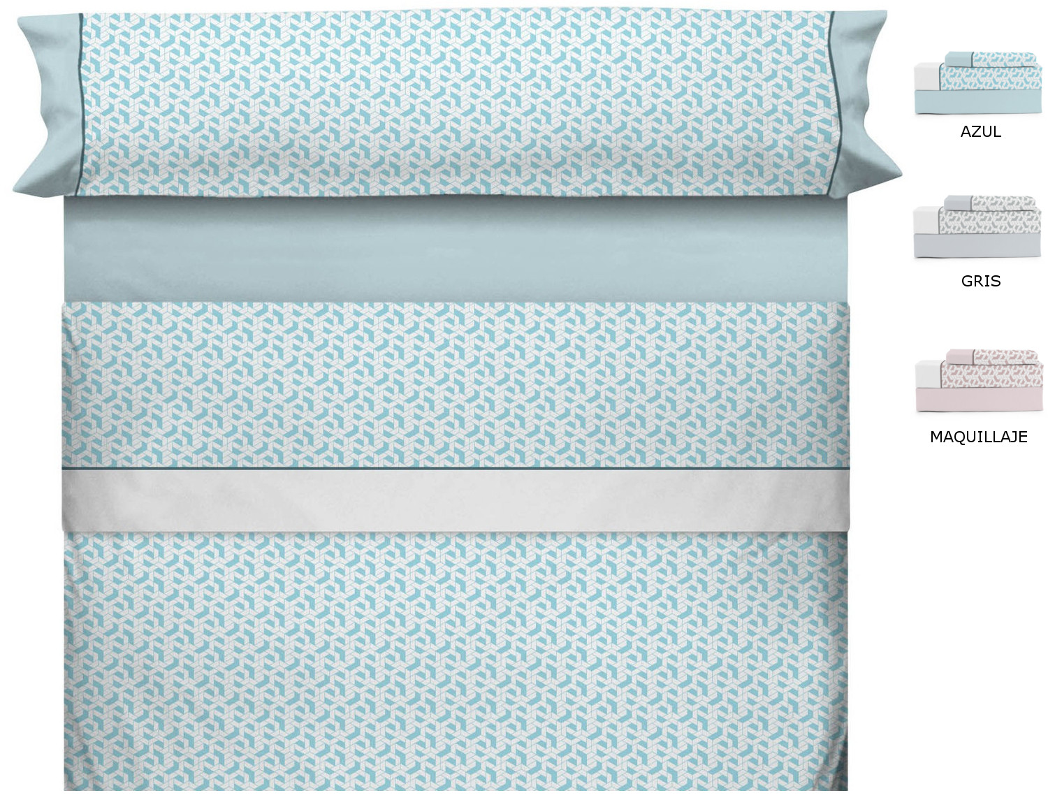 Cañete Juego de cama Algodón Percal 200 hilos Miki