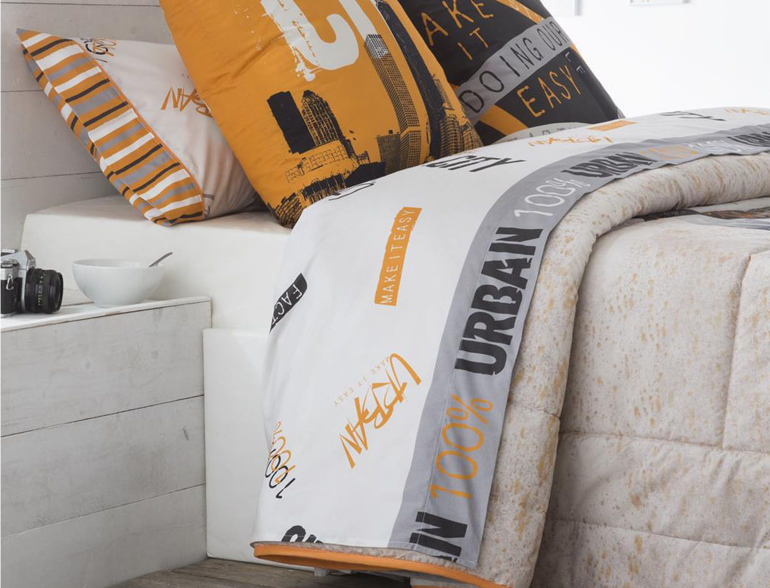 JVR Juego de cama 100% algodón Urban JVR