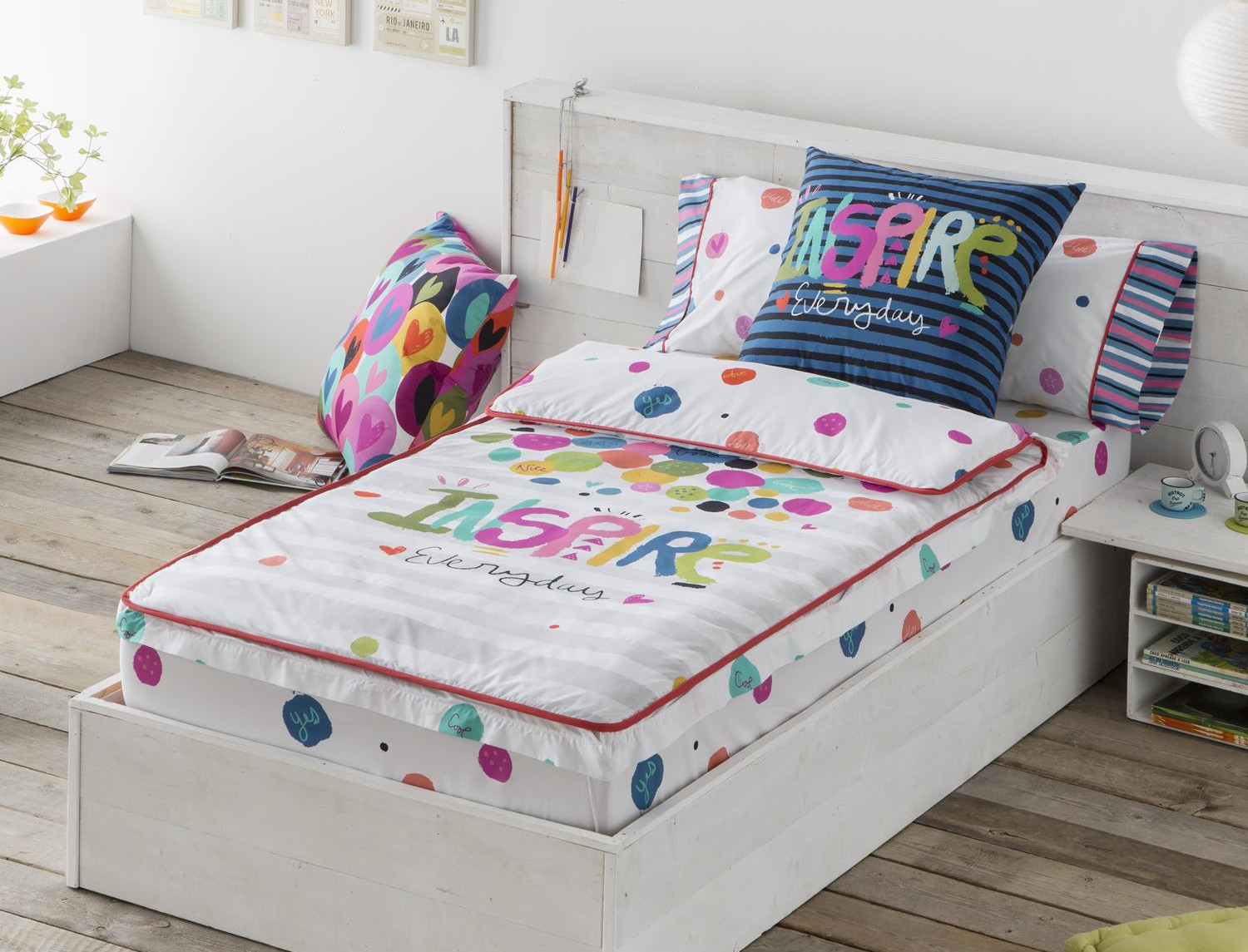 JVR Saco nórdico 100% algodón Joy Multicolor