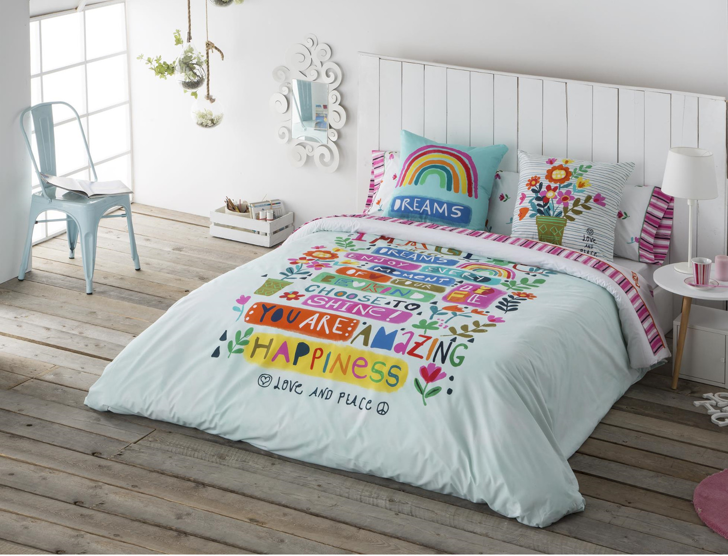 JVR Funda nórdica 100% algodón Imagine Multicolor