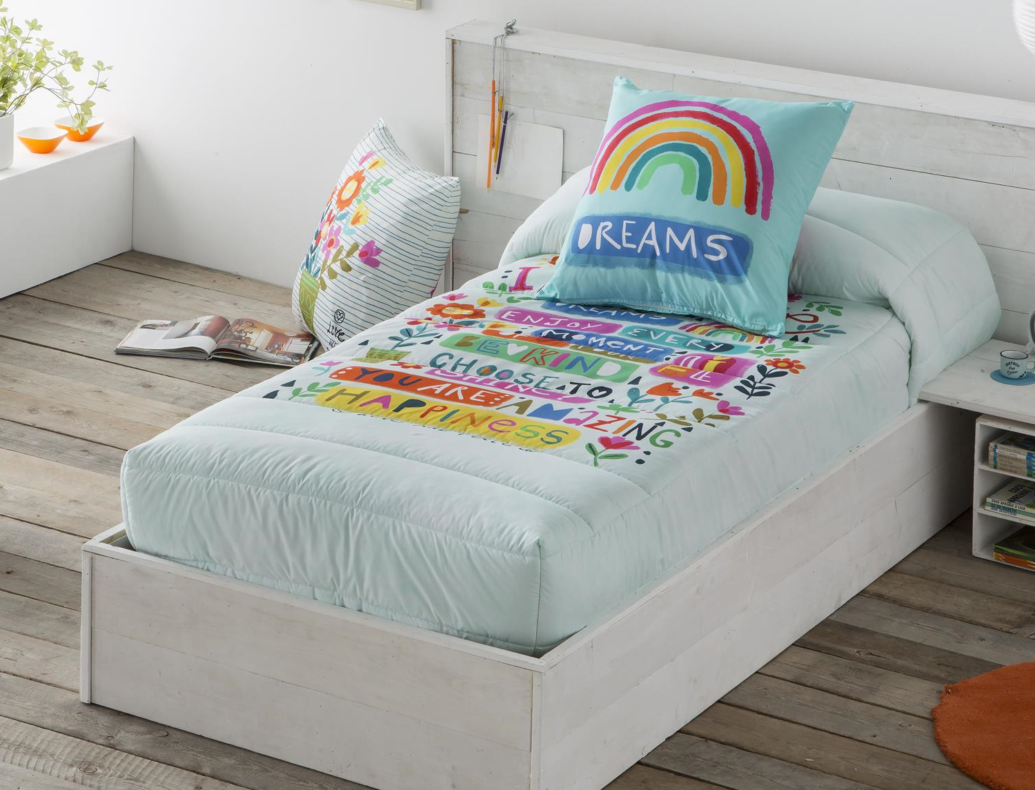 JVR Edredón Ajustable 100% algodón Imagine Multicolor