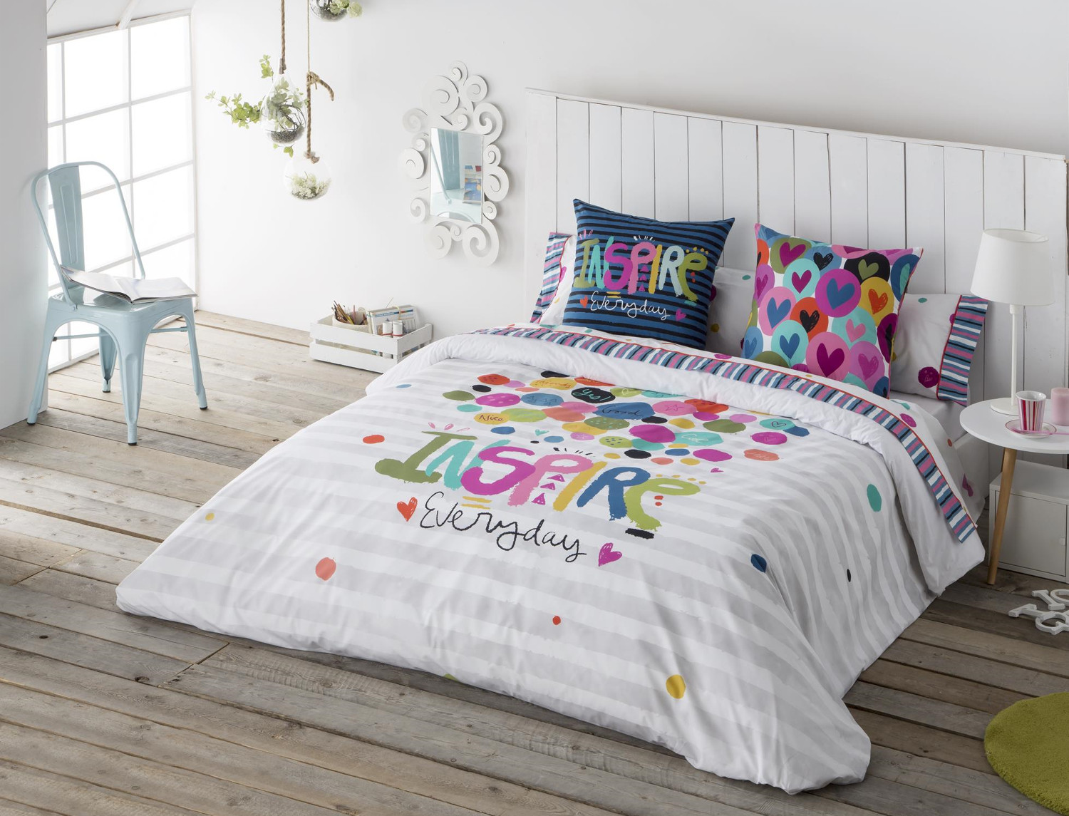 JVR Funda nórdica 100% algodón Joy Multicolor