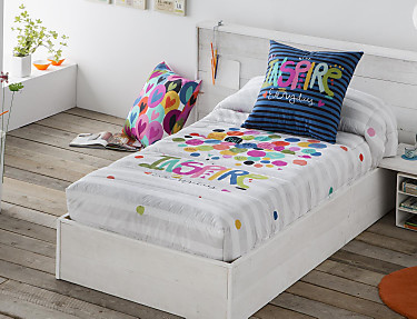JVR - Edredón Ajustable 100% algodón Joy Multicolor