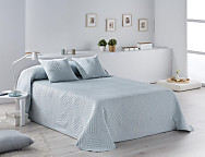 Colcha Piqué Hawai Beige o Turquesa