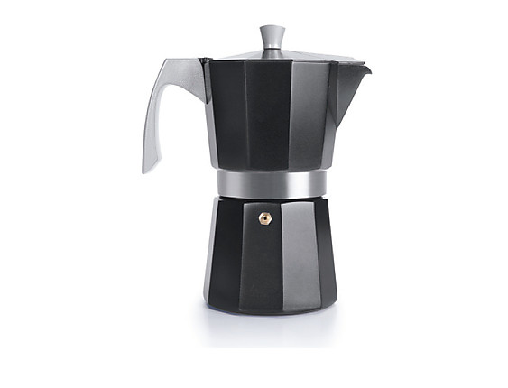 Ibili - Cafetera express Evva Black 12 tazas