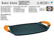Grill plancha liso Basic Stone 36x22,50cm