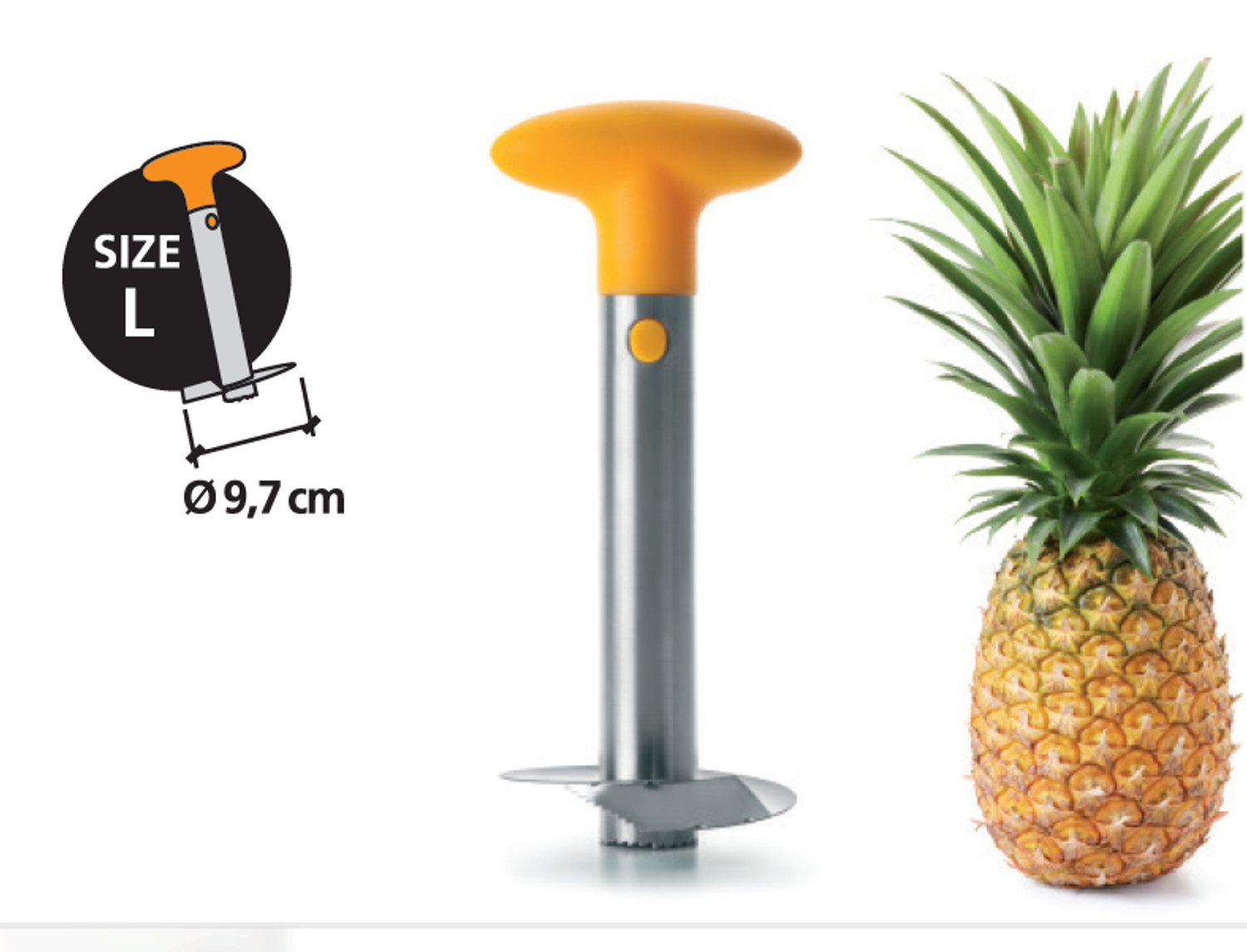 Ibili Cortapiñas inox First Class tamaño L 9,70cm